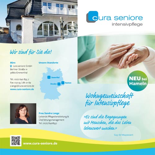 Cura Seniore Intensivpflege Broschüre Wohngemeinschaft 